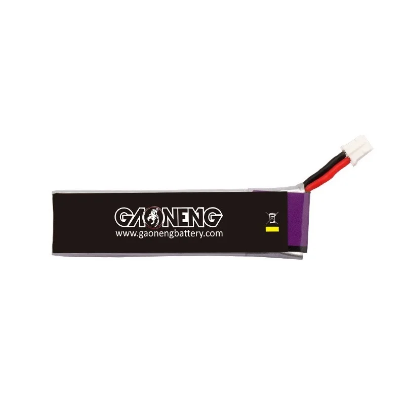 1-10PCS GAONENG GNB 1S 850mAh 3.8V 60C/120C HV 4.35V Light Weight Long Fly Times Lipo Battery with PH2.0 Plug For FPV Drone