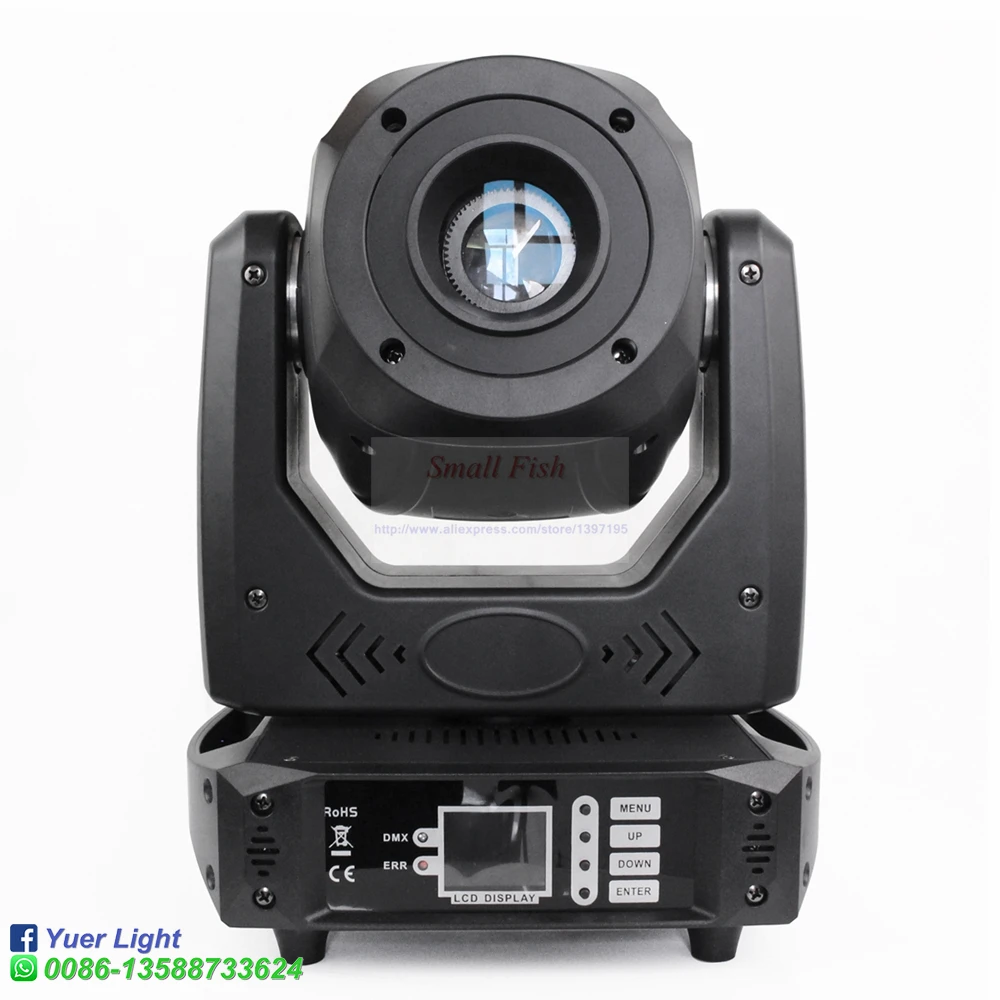 Imagem -02 - Refletor Led 200w com Anel Dmx512 Prisma de Alto Brilho Luz Led Disco dj Festa Casamento Natal