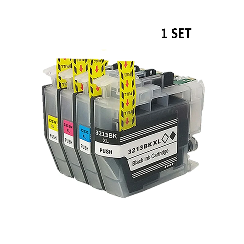 ASW LC3211 LC3213 Compatible Ink Cartridges for Brother LC 3213 XL DCP-J572DW DCP-J772DW DCP-J774DW MFC-J491DW J497 Printer