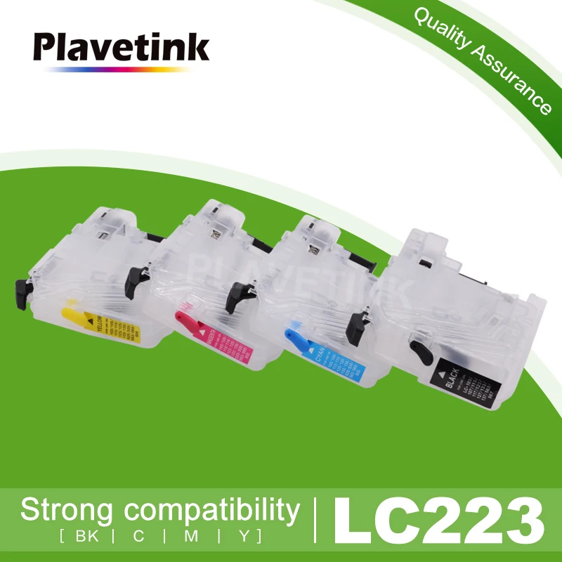 Plavetink 4 Color Refill Ink Cartridges For LC 223 221 225 227 229 For Brother LC223 XL MFC J5620DW J5625DW  J5720DW Printer