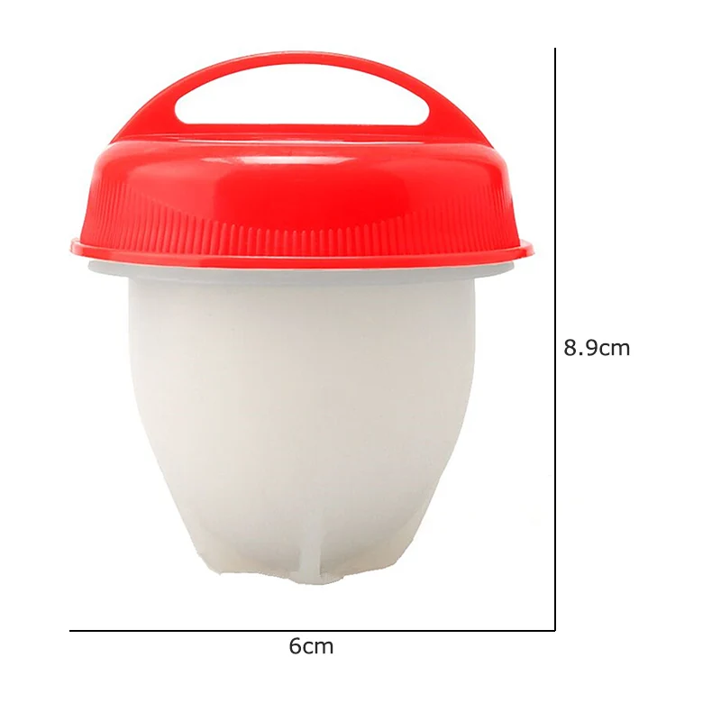 3-6 pcs Egg Cooker Flexible Silicone Non-Stick Kitchen Cooking Boiled Eggs Poachers Separator Steamer Egg Mold Cup Accessories