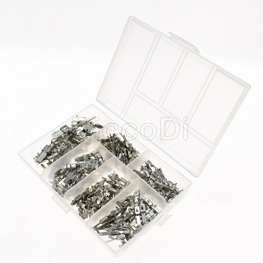 1 Box 180Pcs 1.5 3.5 6.3 MM Female Male Crimping Wire Terminal 964296-1 964286-1 For Boschs Connector Terminal