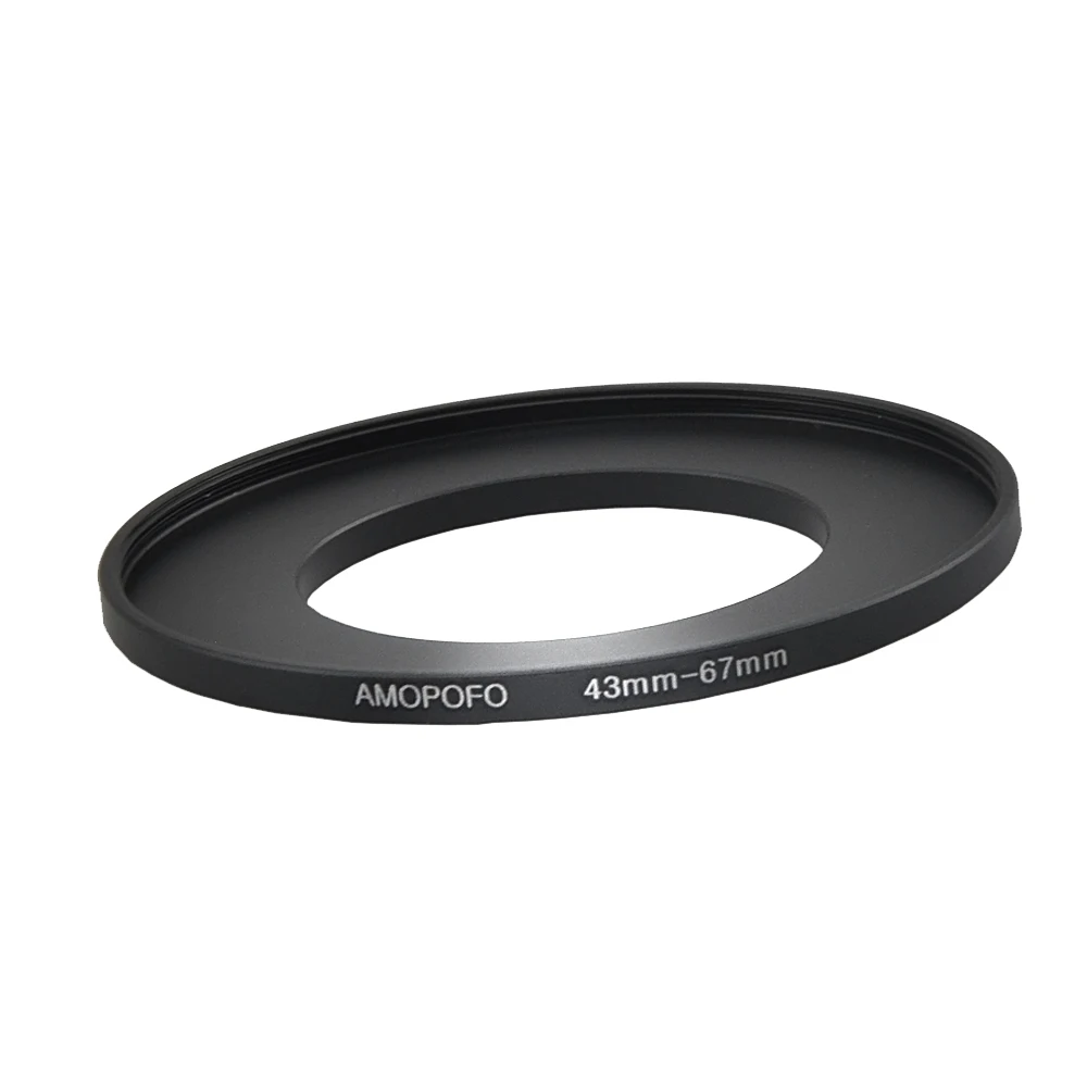 Universal 43-67mm /43mm to 67mm Step Up Ring Filter Adapter for UV,ND,CPL,Metal Step Up Ring Adapter