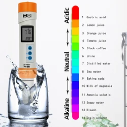 HM Digital PH-200 PH Meter COM-100  EC TDS Meter Temperature with Automatic Calibration Function pH Water Quality  Pen Tester