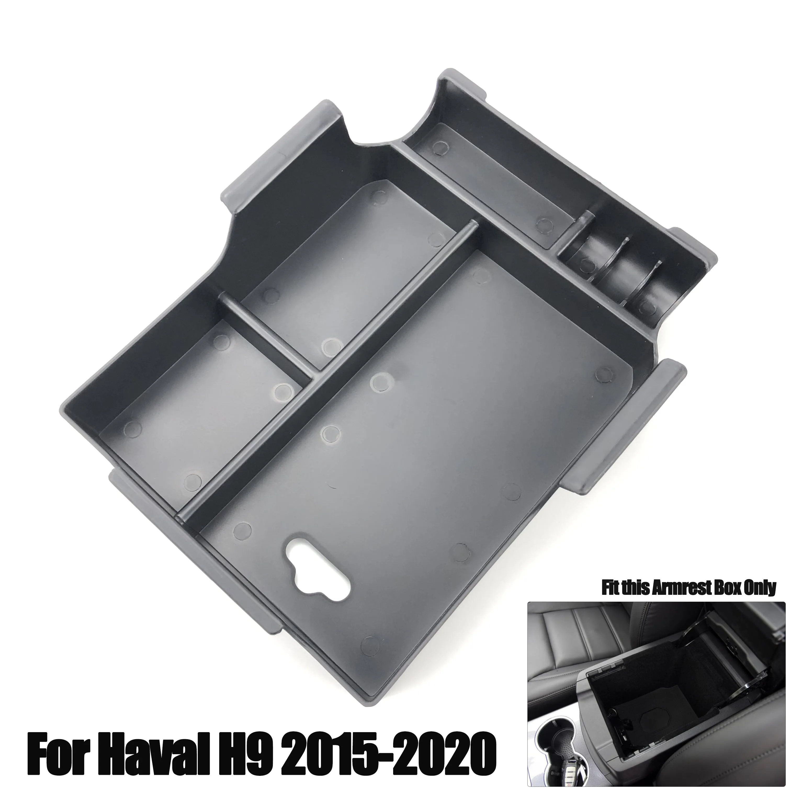 Automobile Armrest Storage Box For Great Wall Haval H2 H6 H7 H7L H9 Center Console Container Storage Organizer car Accessories