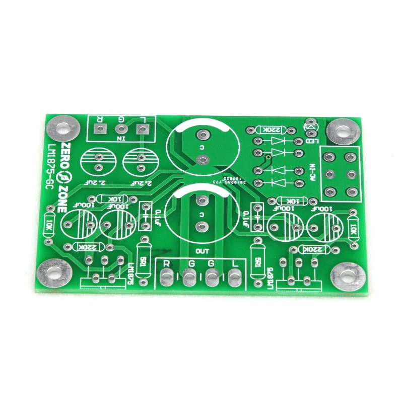 Frete grátis diy pcb para gc gaincard versão dupla canal lm1875 amplificador de potência pcb placa vazia guts placa amplificador potência