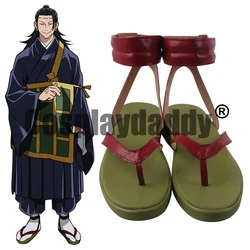 IN STOCK Jujutsu Sorcerer Jujutsushi Suguru Geto Buddhist Priest Ver.  Anime Cosplay Strap Flat Zori Sandal Shoes S008