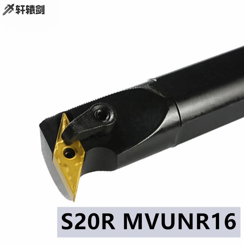 1pc s20r mvunr16 mvunl16 titular ferramenta de torneamento interno carboneto inserção torno vnmg160404 cnc tubo broca