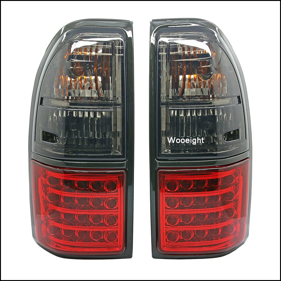 Wooeight 2PcsTail Lamps Car Rear Brake Stop Light Taillight For Totyota Land Cruiser Prado 3400 2700 FJ90 LC90 1998-2002