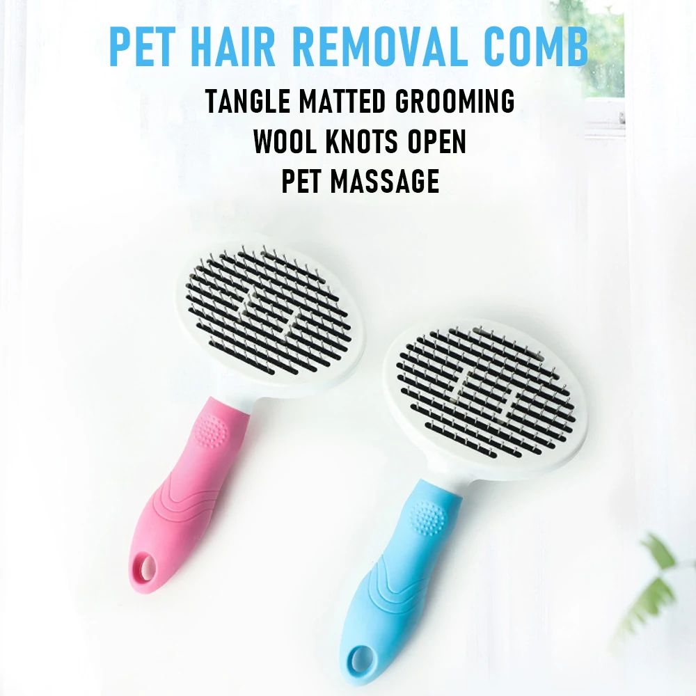 

Deshedding Tool Comb for Spitz Yorkie Dogs Carded Wool Bursh Hair Remover Dog Supplies Cleaning Shell Comb