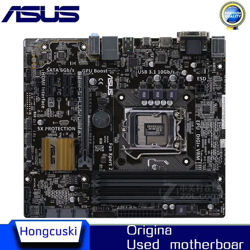 

Used LGA 1150 For Intel B85 motherboard For ASUS B85M-G PLUS USB3.1 Socket LGA1150 DDR3 SATA3 USB3.0 SATA3 Desktop motherboard