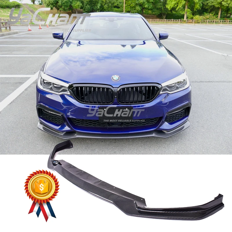 

Car-Styling Carbon Fiber M-Sport EC Style Front Lip Fit For 2017-2019 BMW 5 Series G30 G31