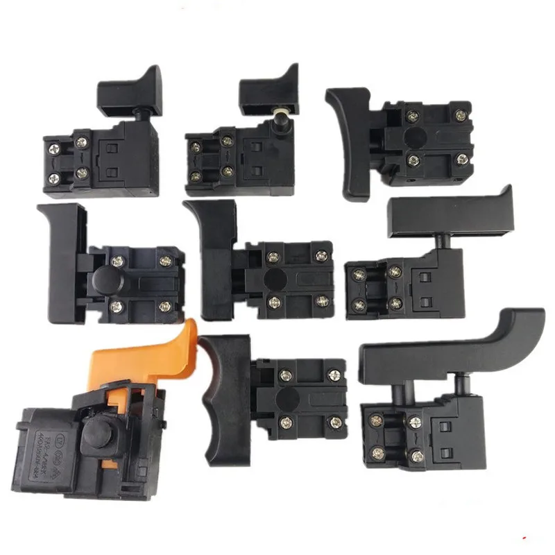 miniature Power Tool Switch Speed Control Trigger Button for angle grinder Electric hammer Impact drill Equipment Accessories