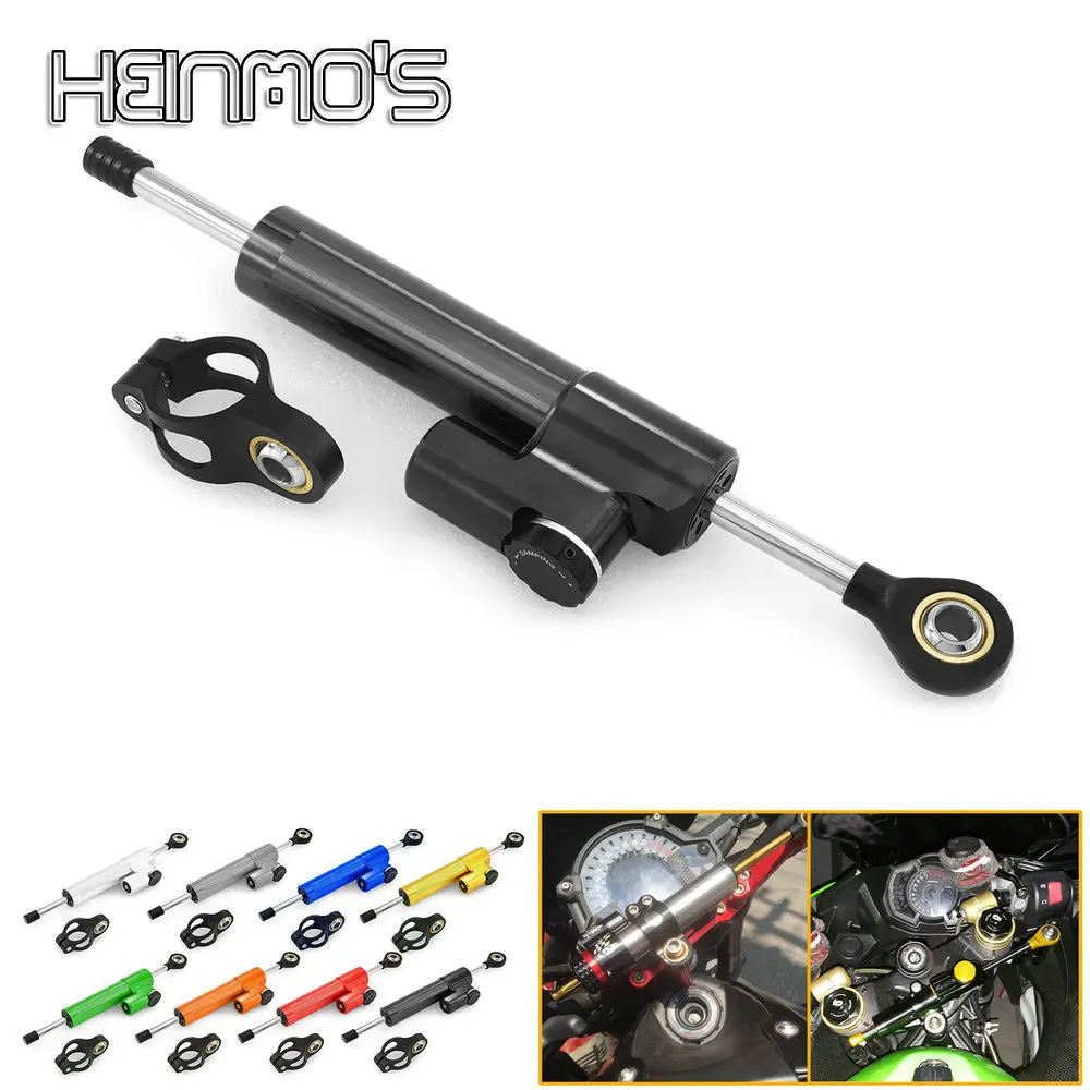 

For Kawasaki Z300 Z250 Ninja ER6N Z900 Z800 Motorcycle Steering Damper Stabilizer Bracket Kit For Yamaha MT09 MT07 YZF R1 R6