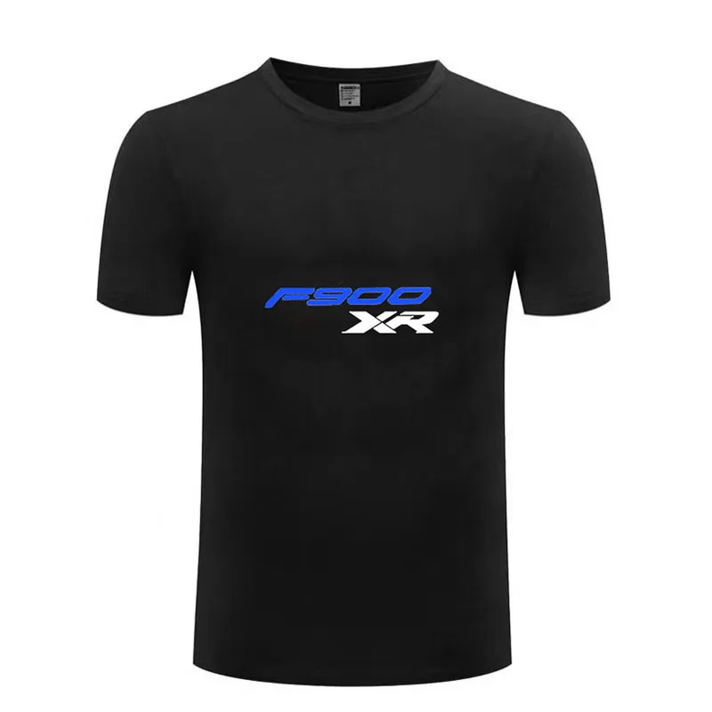 For BMW F900XR f900xr T Shirt Men New LOGO T-shirt 100% Cotton Summer Short Sleeve Round Neck Tees Male