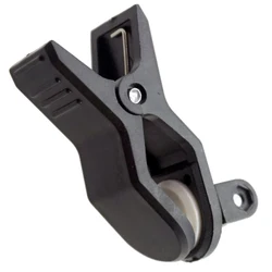 1 pezzo di plastica nero accordatore fisso morsetto Clip strumento per basso elettrico violino violoncello Ukulele strumenti musicali parte