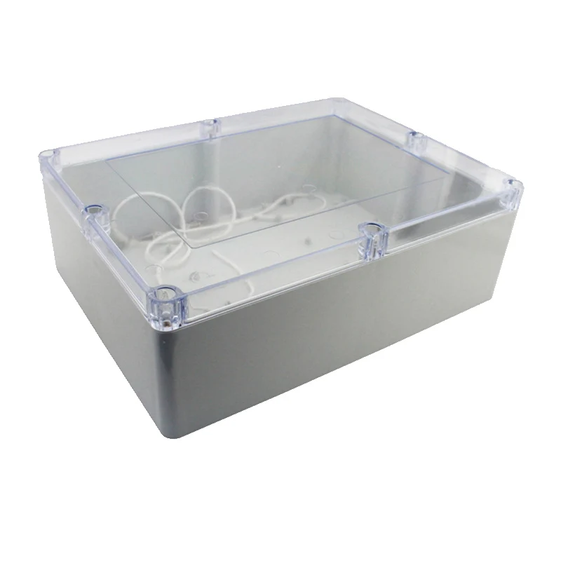 290x210x100mm ABS IP65 Waterproof Plastic Wire Junction Box Transparent Enclosure Clear Project Case Electronic Terminal