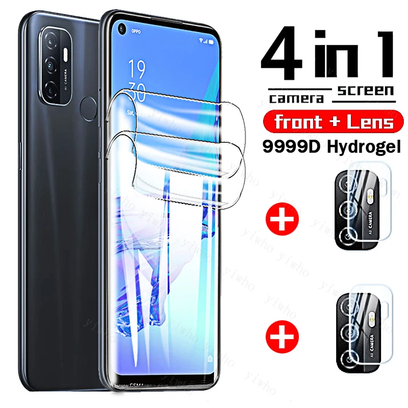 

Hydrogel Soft Film for Oppo A53s 5g Screen Protectors Protective Camera Glass A95 A94 A93 A92 A74 A73 A72 A53 A54 A55 A15 A15s