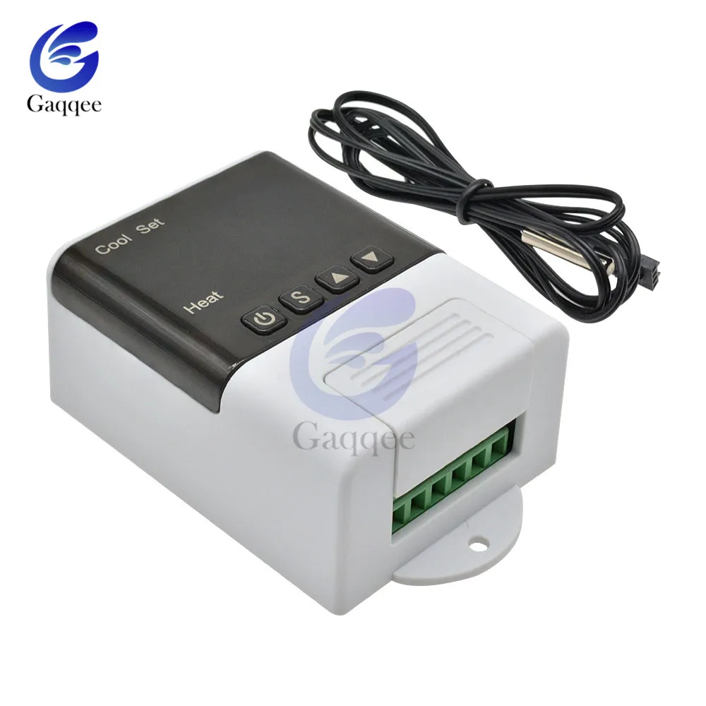 AC 110V 220V DTC-1200 Digital Thermostat Temperature Controller Sensor Heating Cooling For Aquarium Incubator Replace STC-1000