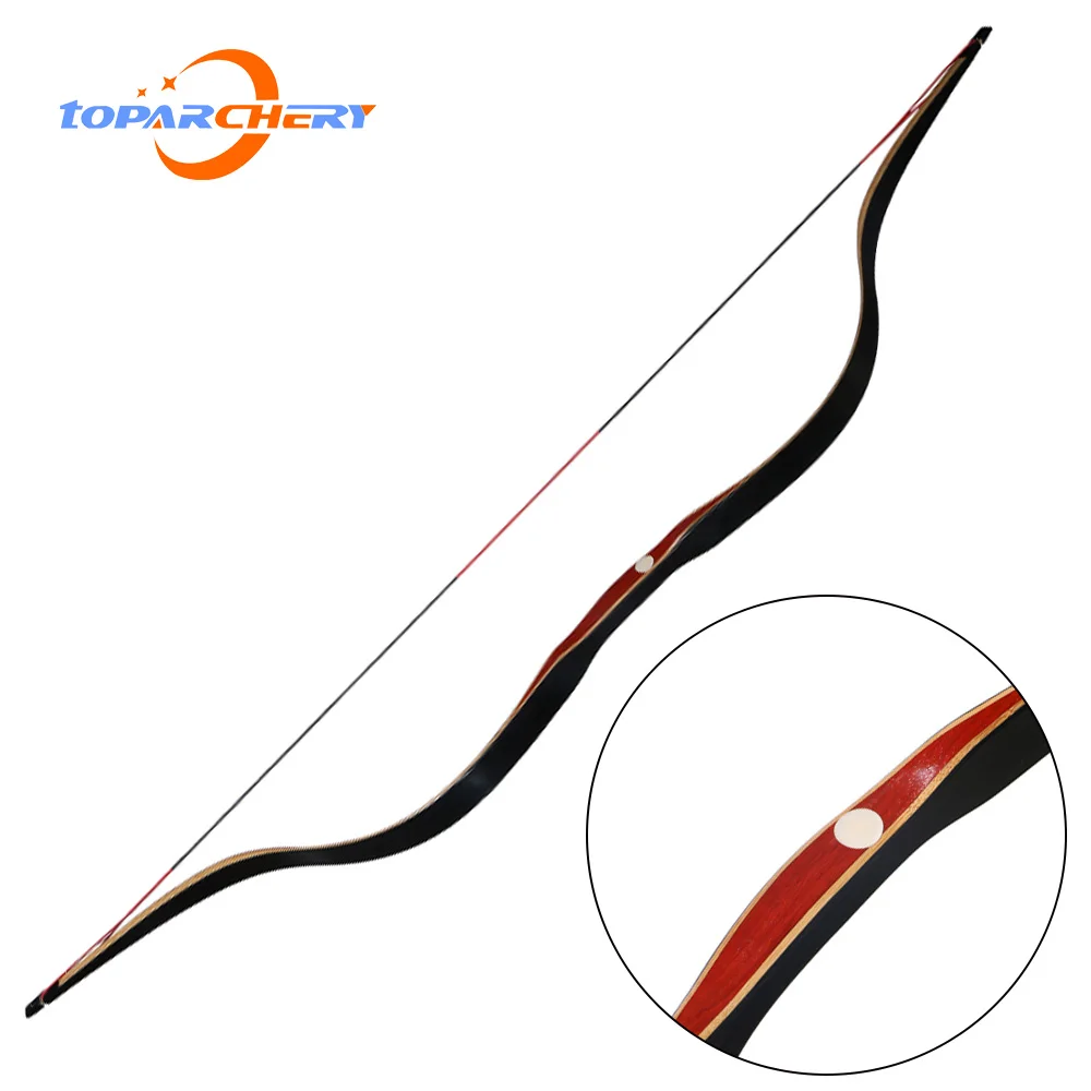 Traditional Handmade Longbow Hunting Recurve Bow 30-50lbs Right Left Handed Mongolian Horsebow Laminated Archery Practice Bow