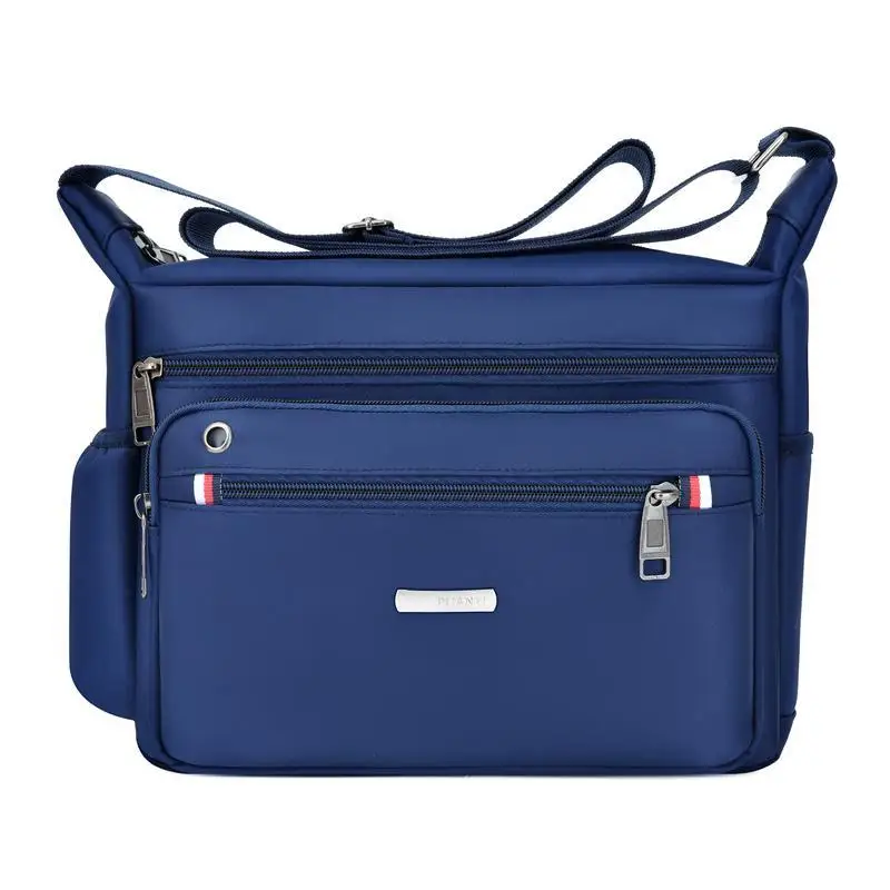 Men's Shoulder Bag Messenger Nylon Material Bag British Casual Style High Quality Multifunctional Design Large Capacity