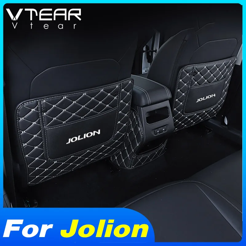 

Vtear Car Rear Seat Cover Pu Anti-kick Mat Protector Interior Anti-dirty Pad Cushion Accessories Parts For Haval Jolion 2023