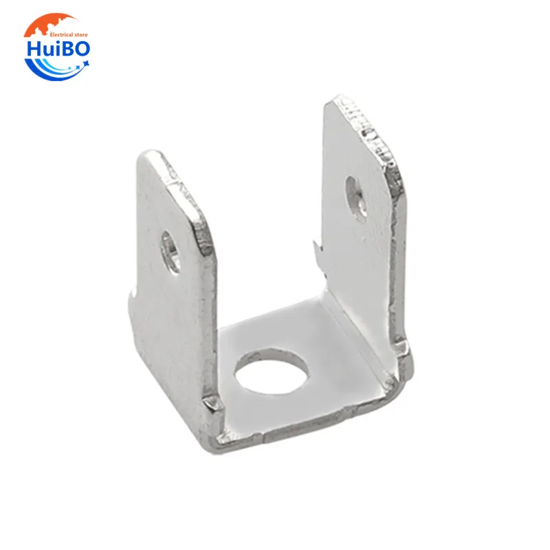 50/100pcs 6.3 double-headed inserts 250 bilateral Connector Capacitor inserts PCE circuit board inserts terminal s