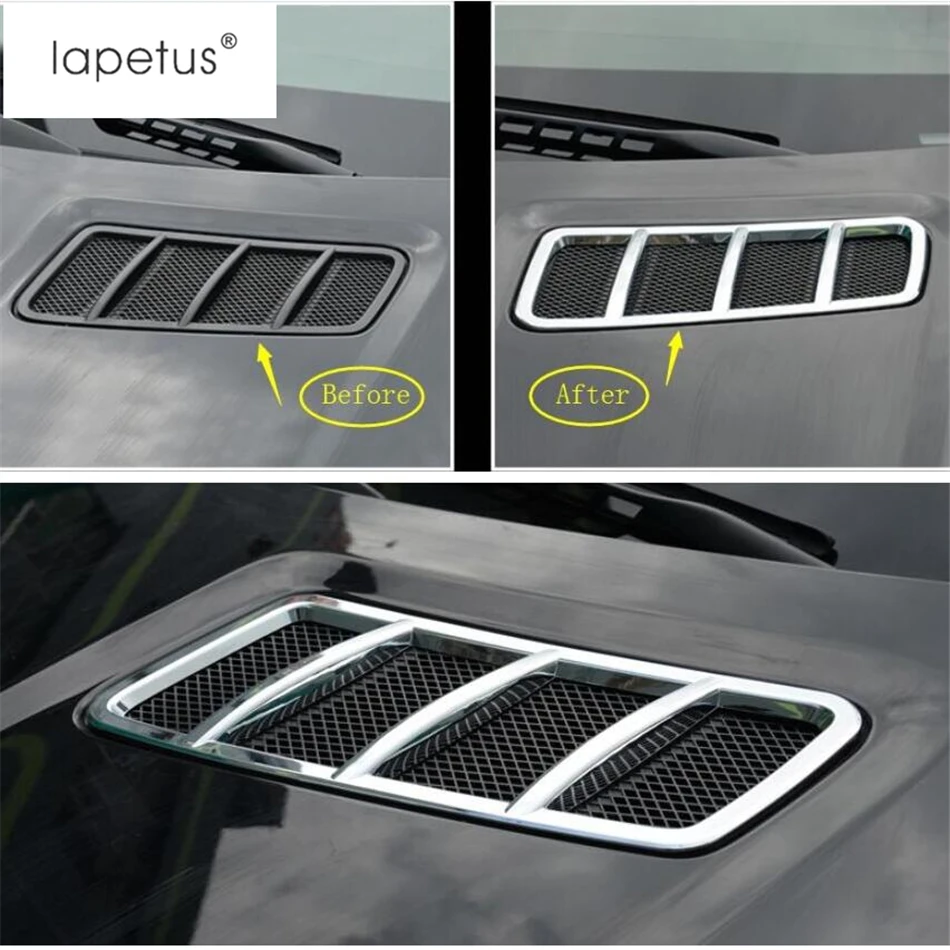 Front Engine Hood Air Conditioner Vent Outlet Intake Cover Trim Accessories For Mercedes Benz GLE W166 Coupe C292 2015 2016 2017