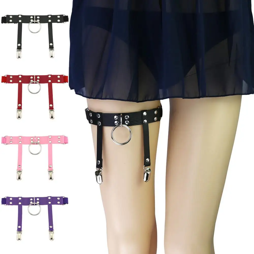 New Punk leg garter harness for women girls  adjustable leg harness girl cosplay goth gothic Jewelry