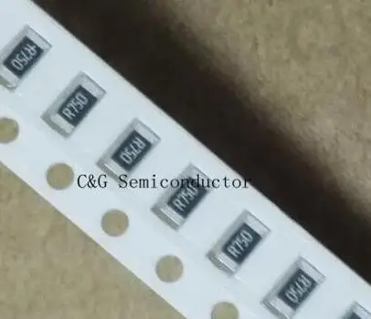 200pcs SMD 1206 Resistor pack kit 1% 10Kind*20pcs=200pcs 1R00 R820 R750 R620 R500 R470 R330 R220 R150 R100