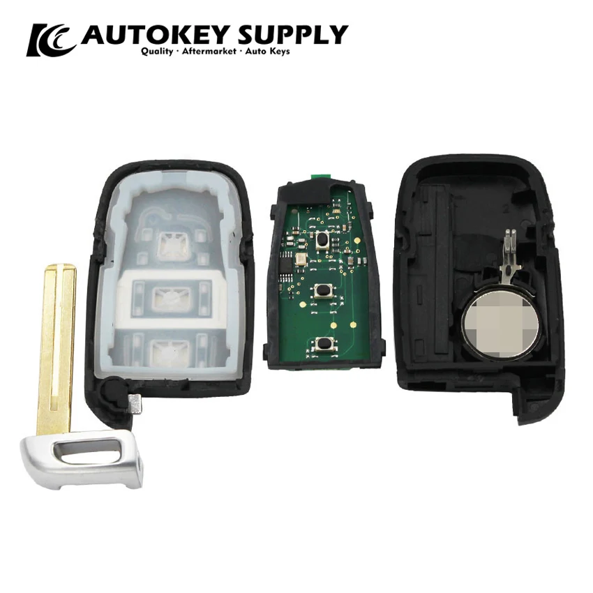 For Hyundai 3 button smart card 433mhz  AKHKC407