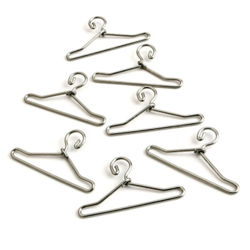 20Pcs Metal Pop Hangers Pop Accessoires Voor Babie Blyth 1/6 Pop Doek