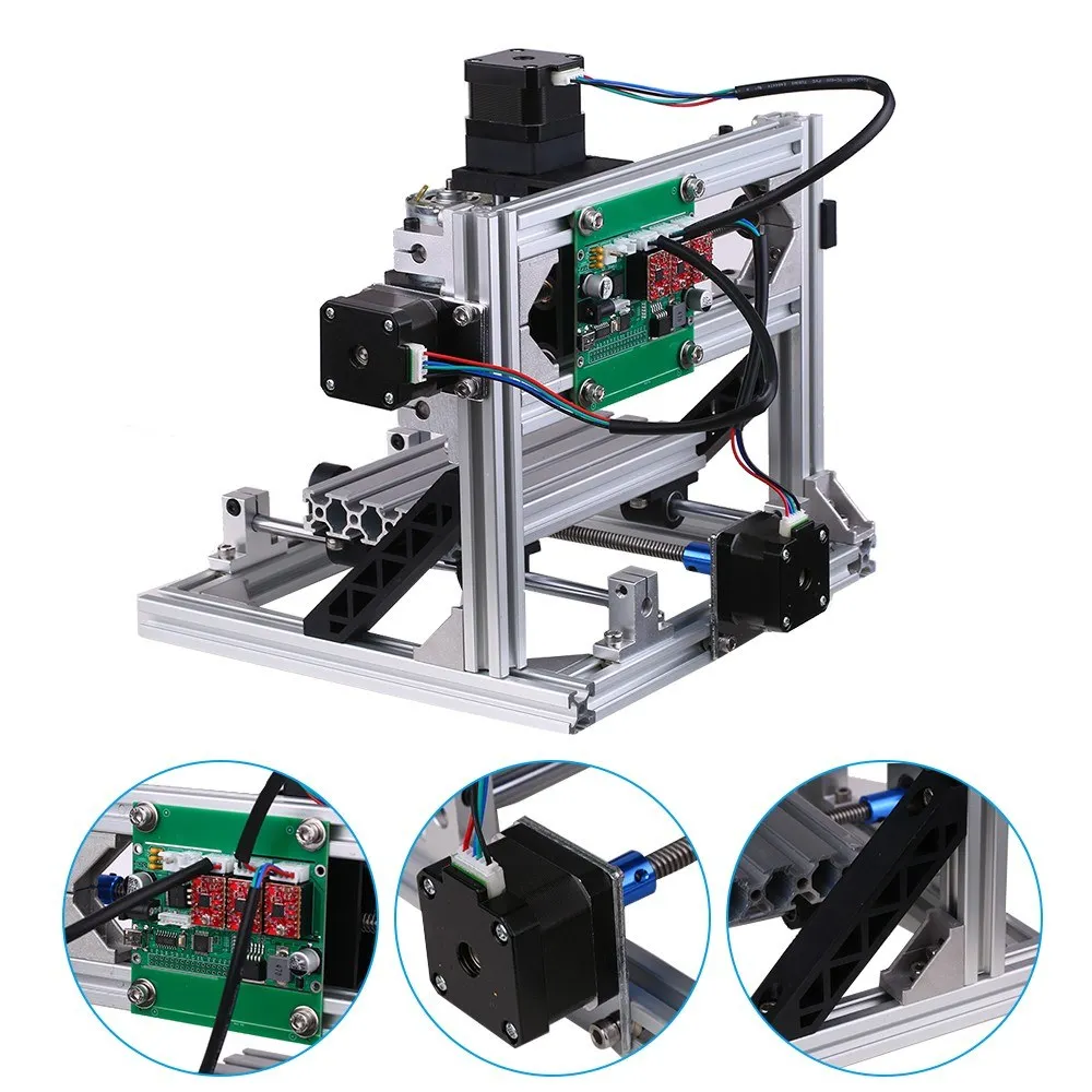 1610A 3-assi Macchina Per Incisione A tre assi Incisione Intagliare Macchina Mini Carver Macchina Piccola Incisione
