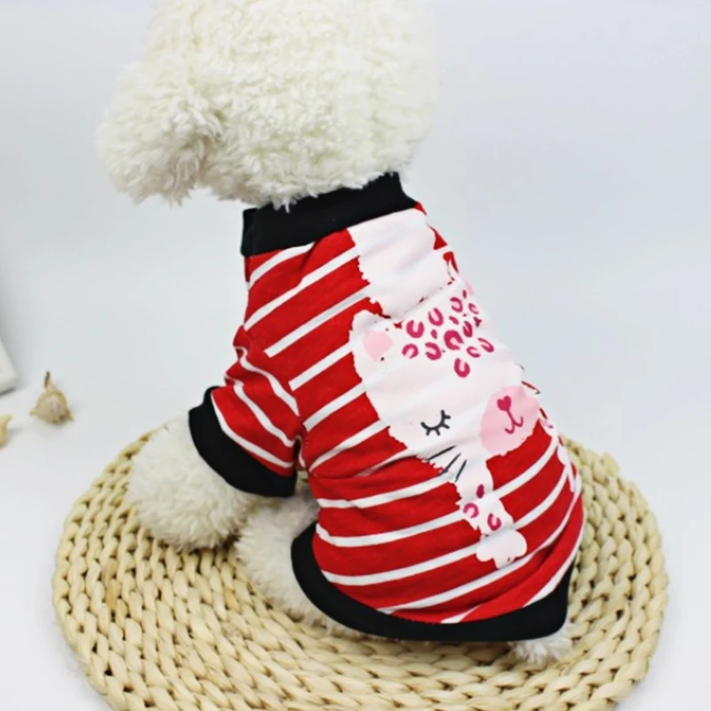 Summer Pet Dog Clothes Spring Cute Clothes For Dogs Cat Vest Shirt For Small Medium French Bulldog Outdoor Costumes Coat 516830