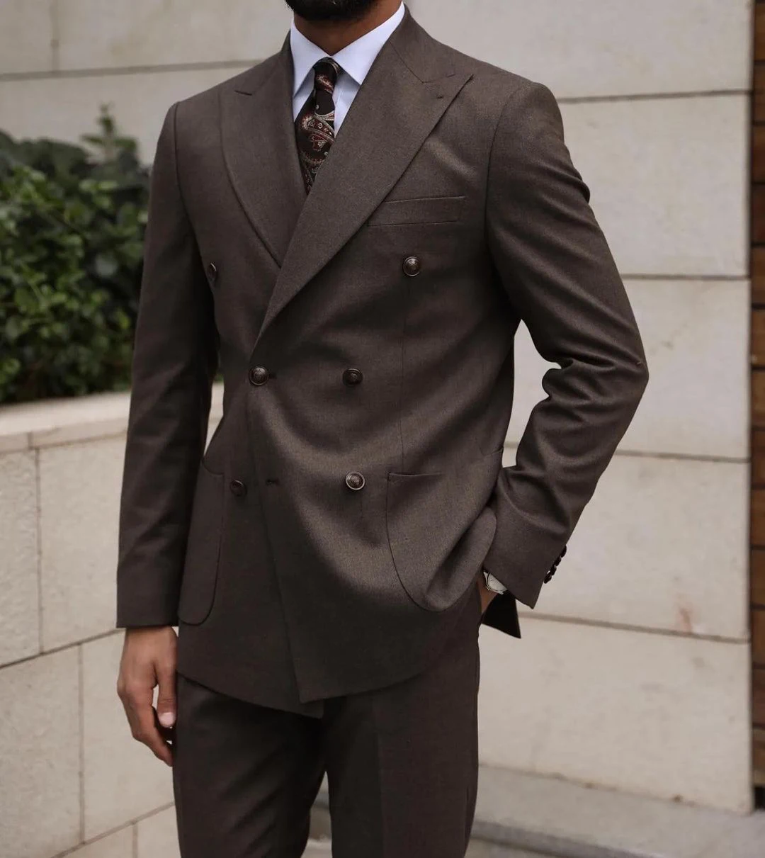 أزياء الرجال الدعاوى خياط Made2 قطع بلون عالية الجودة الزفاف الرسمي العريس السببية حفلة موسيقية زي أوم مخصصة