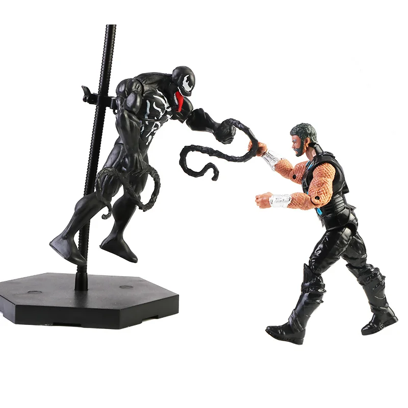 16cm Marvel Avengers Loki Venom Spiderman Hulk Captain America Deadpool Action Figure Toys Model Dolls New Year Gift For Kids