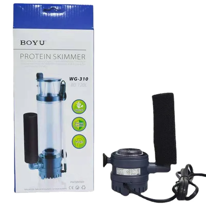 BOYU Egg skimmer WG308 nitrogen generator WG310 mini egg skimmer seawater coral fish tank protein skimmer