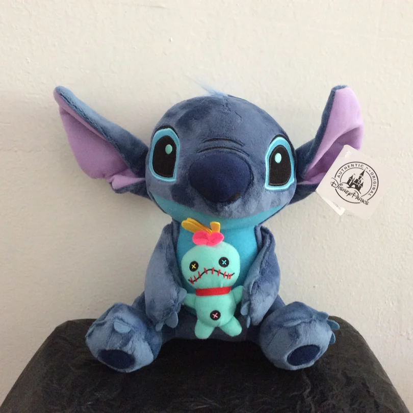 

Sitting 23cm Lilo And Stitch Plush Toys Baby Comfort Stuffed Soft Boy Doll For birthday gift