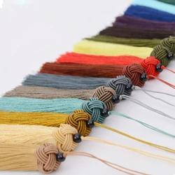 2Pcs/lot 9cm Pineapple Hat Tassels With Lanyard Silk Sewing Garment Tassel Decoration Key Tassel Curtain Home Decoration