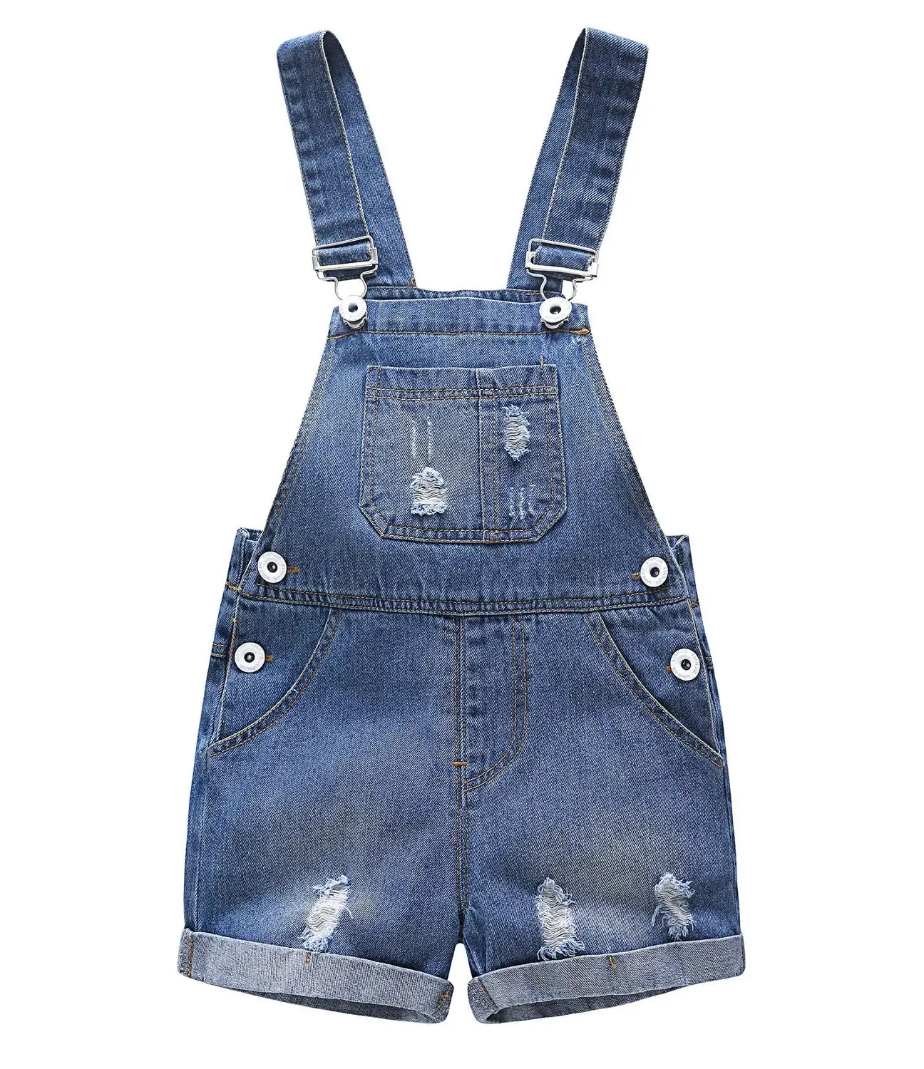 

Chumhey 1-4T Toddler Short Overalls Summer Boys Girls Thin Denim Jeans Kids Jumpsuit Infant Clothing Bebe Clothes Kids Shorts