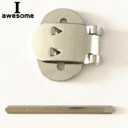 10PCS/set High quality Silver Color Blank Stainless Steel Flower Shoes Clips On Findings DIY Craft Buckles For Shoes Accessories