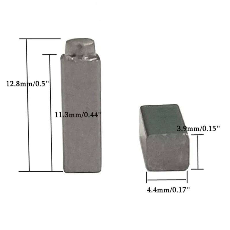 2 sztuk szczotki węglowe do silnika elektrycznego szczotki części do naprawy silnik maszyny do szycia części do naprawy-do domu maszyny do szycia