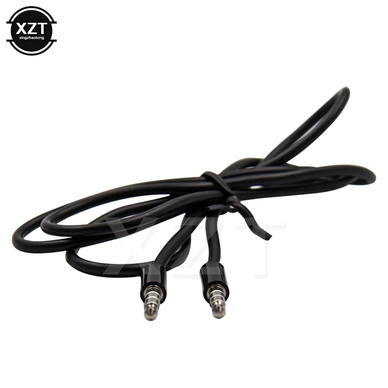 3.5mm Male To 3.5 mm Jack Male Audio Extension Cable 4-Pole AV AUX Cable 1M for Car Phones Media Player mp3 microphone cord