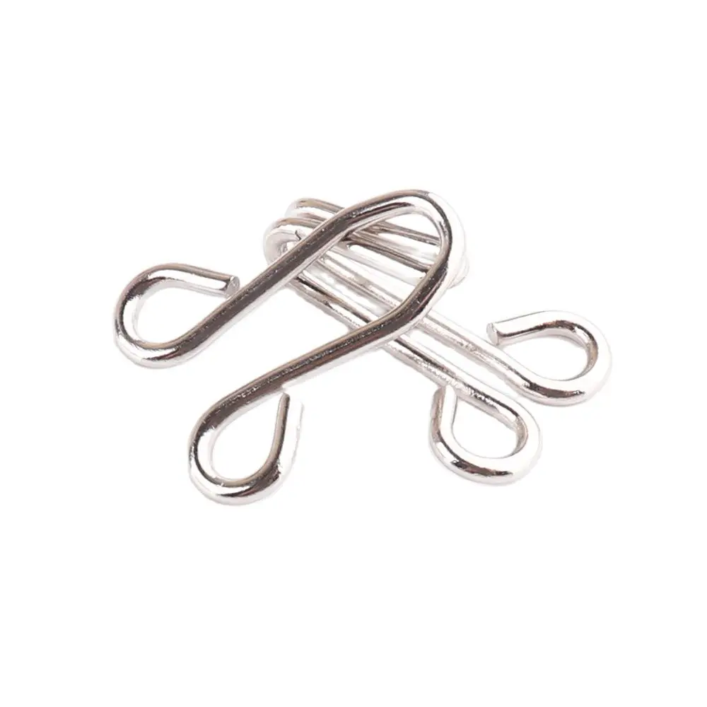 Metal Hook and Eye 35*15mm Fastener Metal buckle button for Bra/Dress/Corset/collar/bag/shirt/garment Invisible Sewing accessory