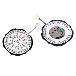 Watch Dial Clock Movement Double/Single Calendar 3 Hands 2.4x0.4cm