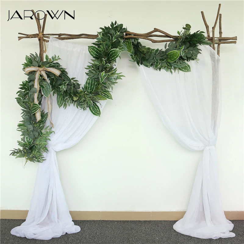 JAROWN Artificial Plant Garland Fake Eucalyptus Vine Greenery Hanging Wedding Arch Decor Home Party Garden Craft Art Table Decor