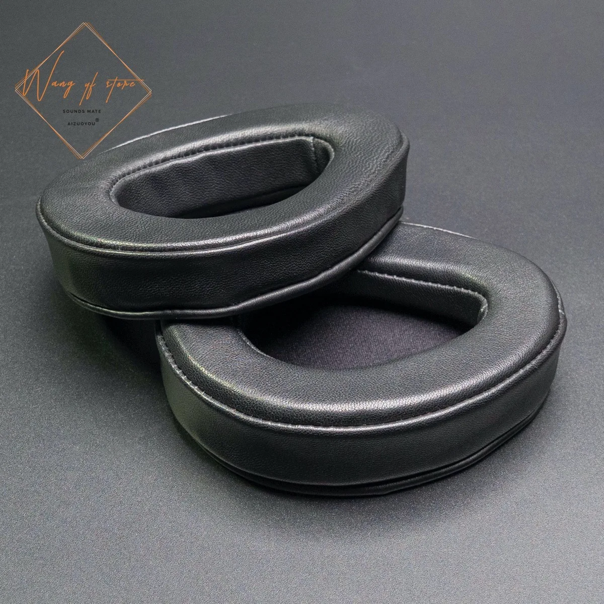 Sheepskin Ear Pads Foam Cushion For AudioQuest Aq NightHawk Headphone EarPad Real Leather Lambskin