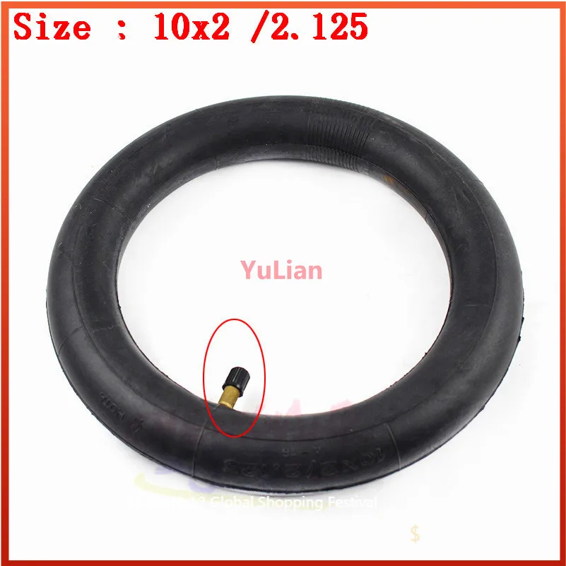 High Quality 10X2/2.125 Inner Tube 10*2.0/2.125 Inner Tire 10 Inch Inner Camera Electric Scooter, Baby Carriage Accessories