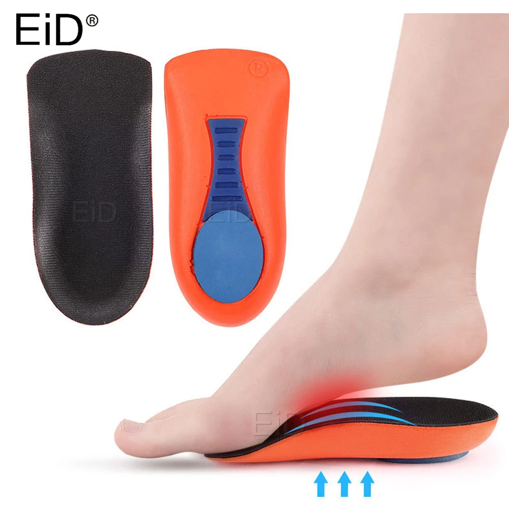 

EiD Orthotic Insoles Flat Feet Plantar Fasciitis Arch Support Foot Inserts Gel Pad Heel Cushion Increase Height Flat Foot Care