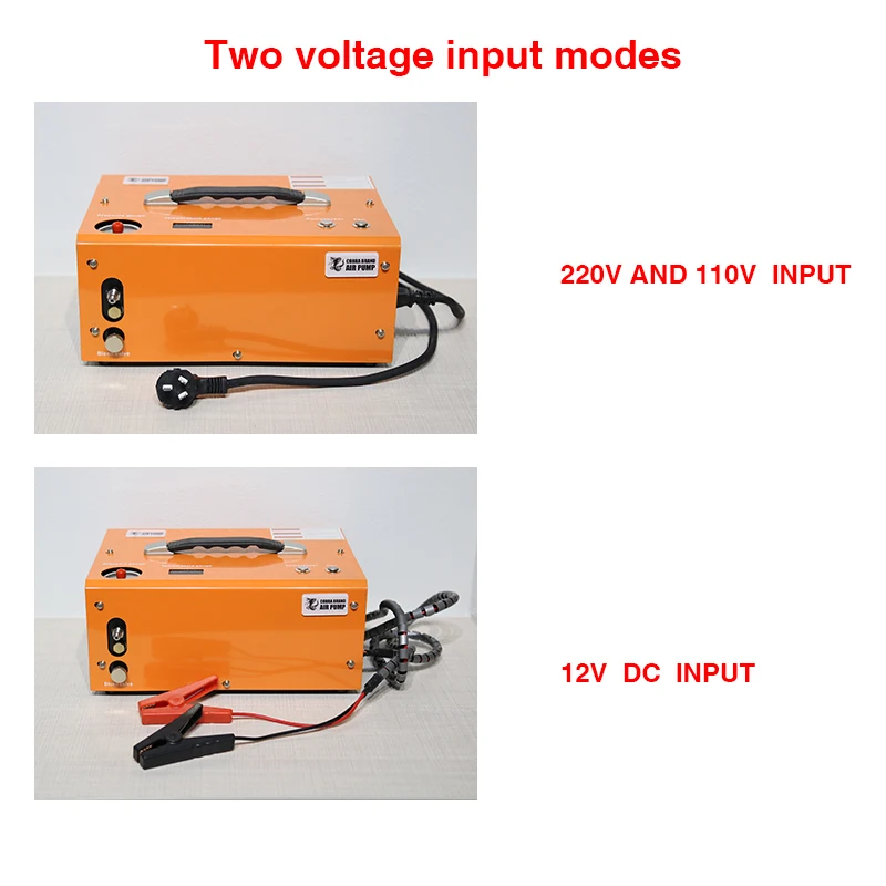 COMbar 4500Psi 300Bar 12V PCP Air Compressor High Pressure Pump Compressor Transformer Pneumatic Airgun Rifle Inflator